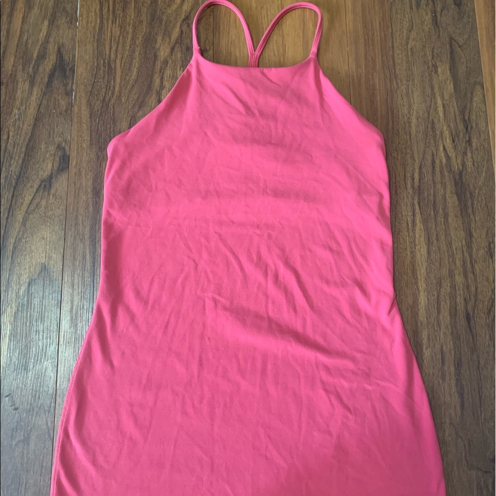 Pink Lululemon High Neck Tank- Size 6
